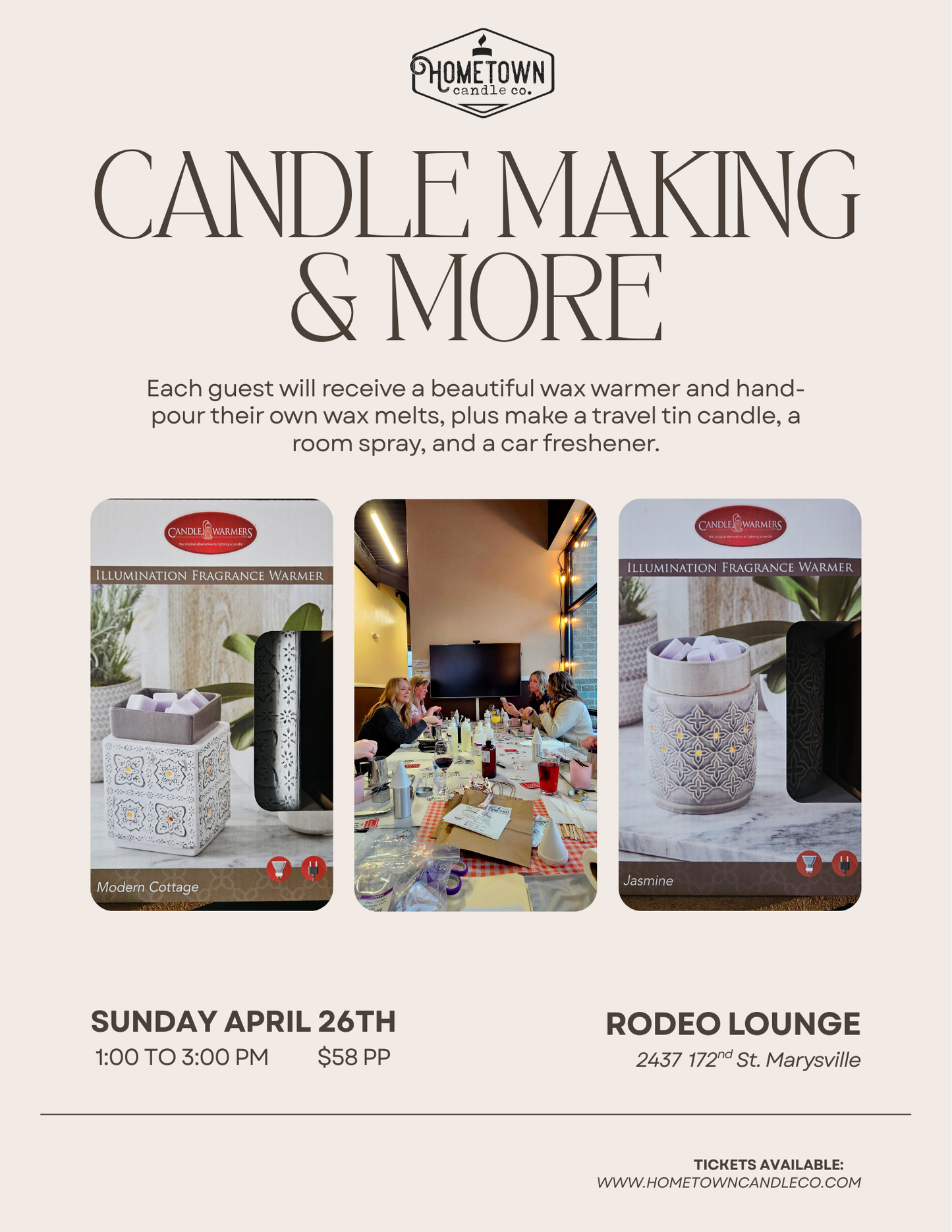 April Candles & More at Rodeo Lounge