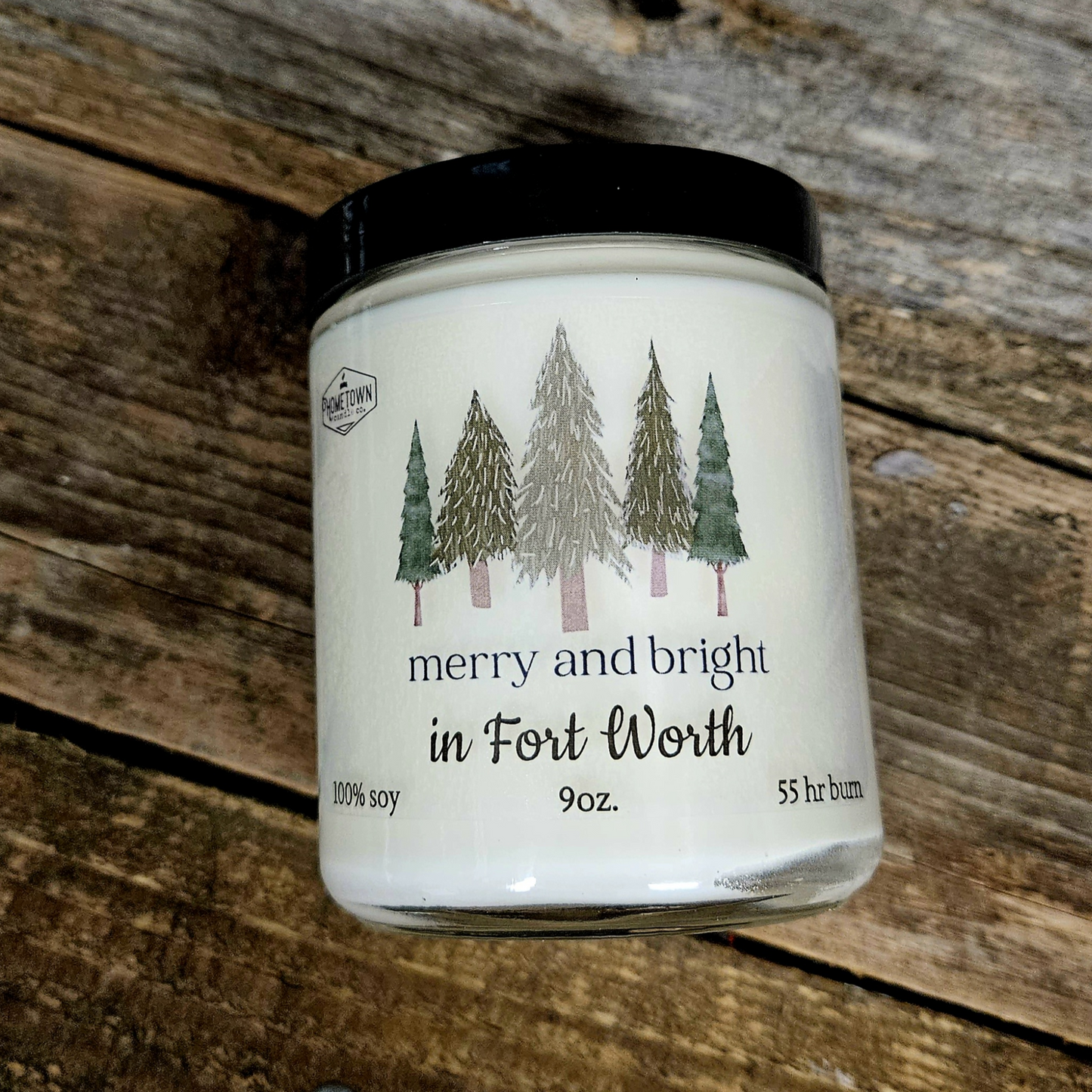 Merry & Bright in [Your Place] Candle (6 oz)