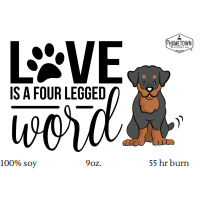 Pet Lovers: Love is a Four Legged Word (6 oz)